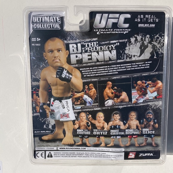 UFC Ultimate Fighting Championship BJ “The Prodigy” Penn figure sealed in box - Picture 3 of 6